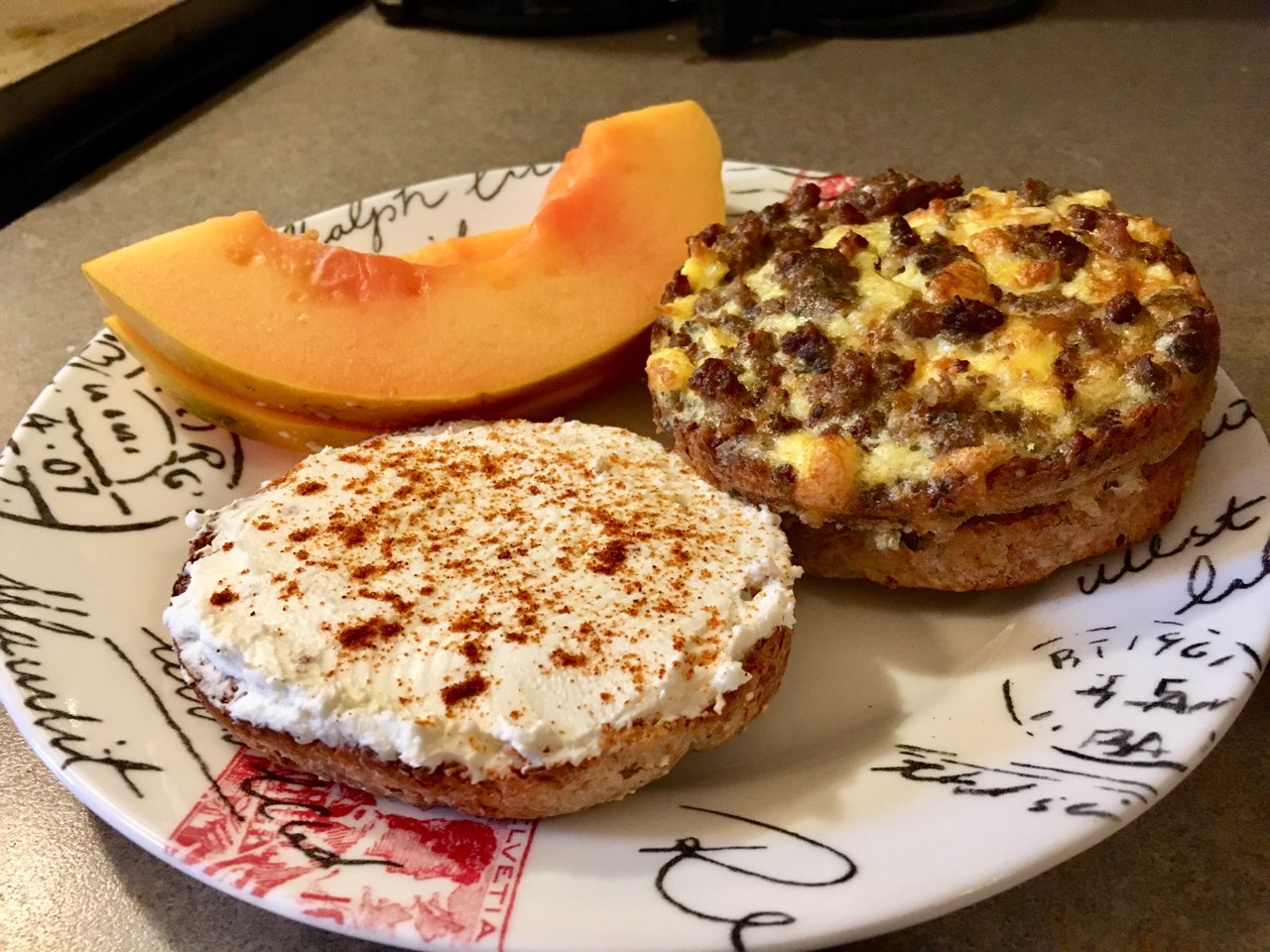 Frittata Breakfast Sandwich Directions, calories, nutrition & more