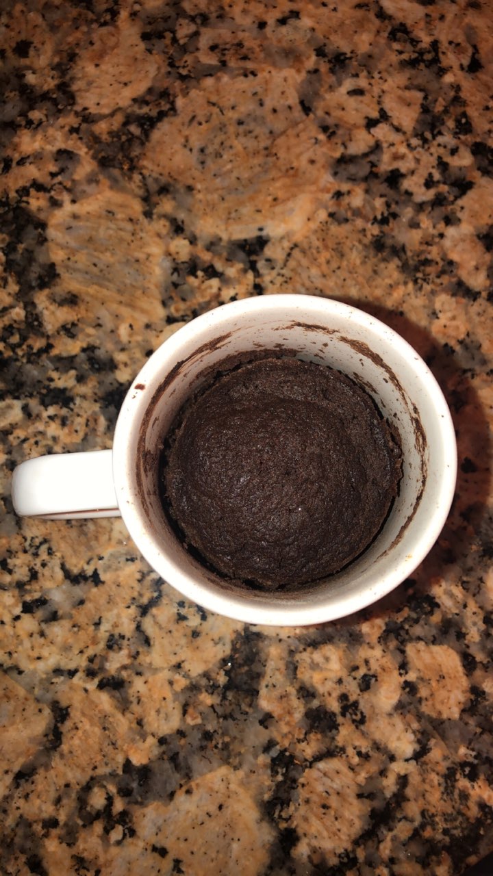 Carob Protein Mug Cake Directions, calories, nutrition & more Fooducate