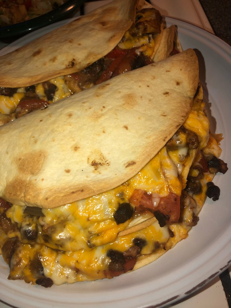 Chicken Quesadillas Directions, calories, nutrition & more Fooducate