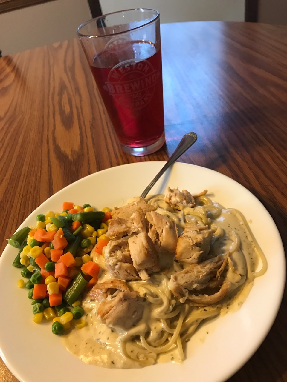 Chicken Alfredo Directions, calories, nutrition & more Fooducate