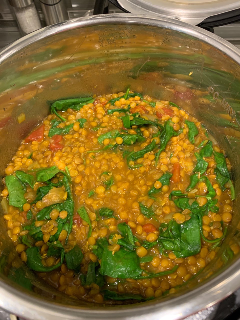 Spinach Dahl Directions, calories, nutrition & more Fooducate
