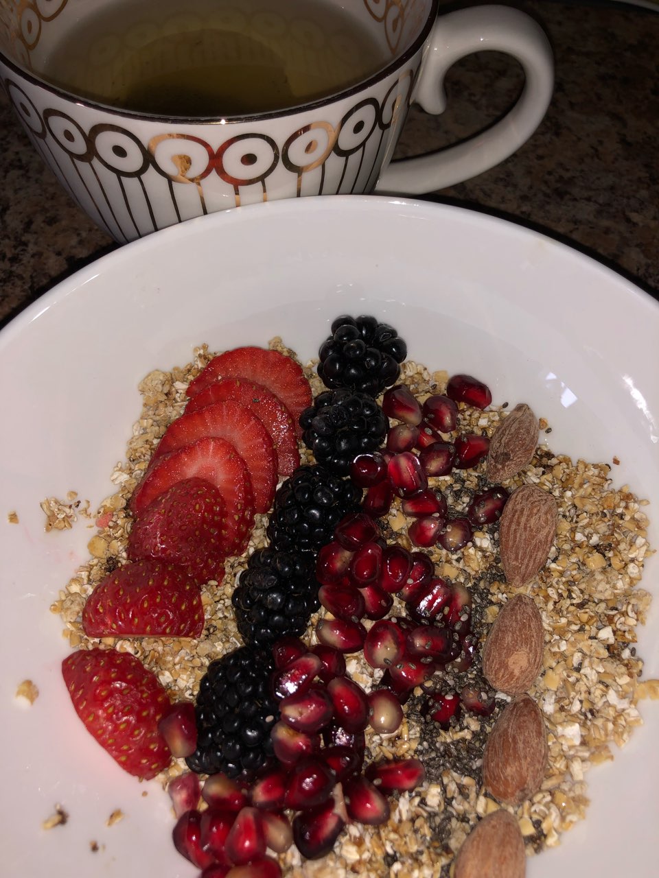 Oats and berries breakfast Directions, calories, nutrition & more