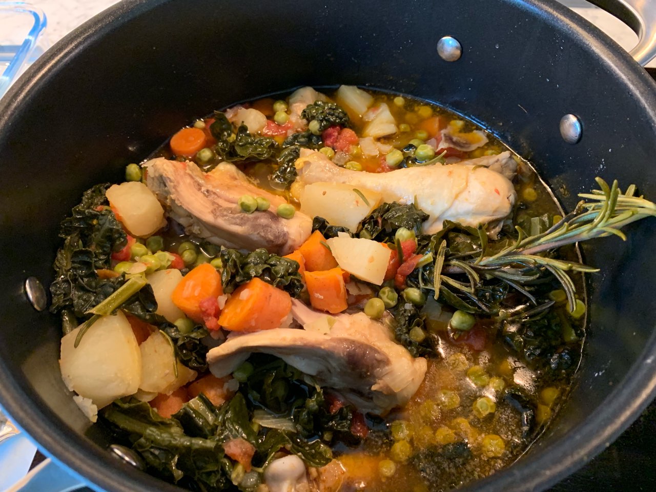 Carrots, Peas and Potatoes Stew Directions, calories, nutrition & more