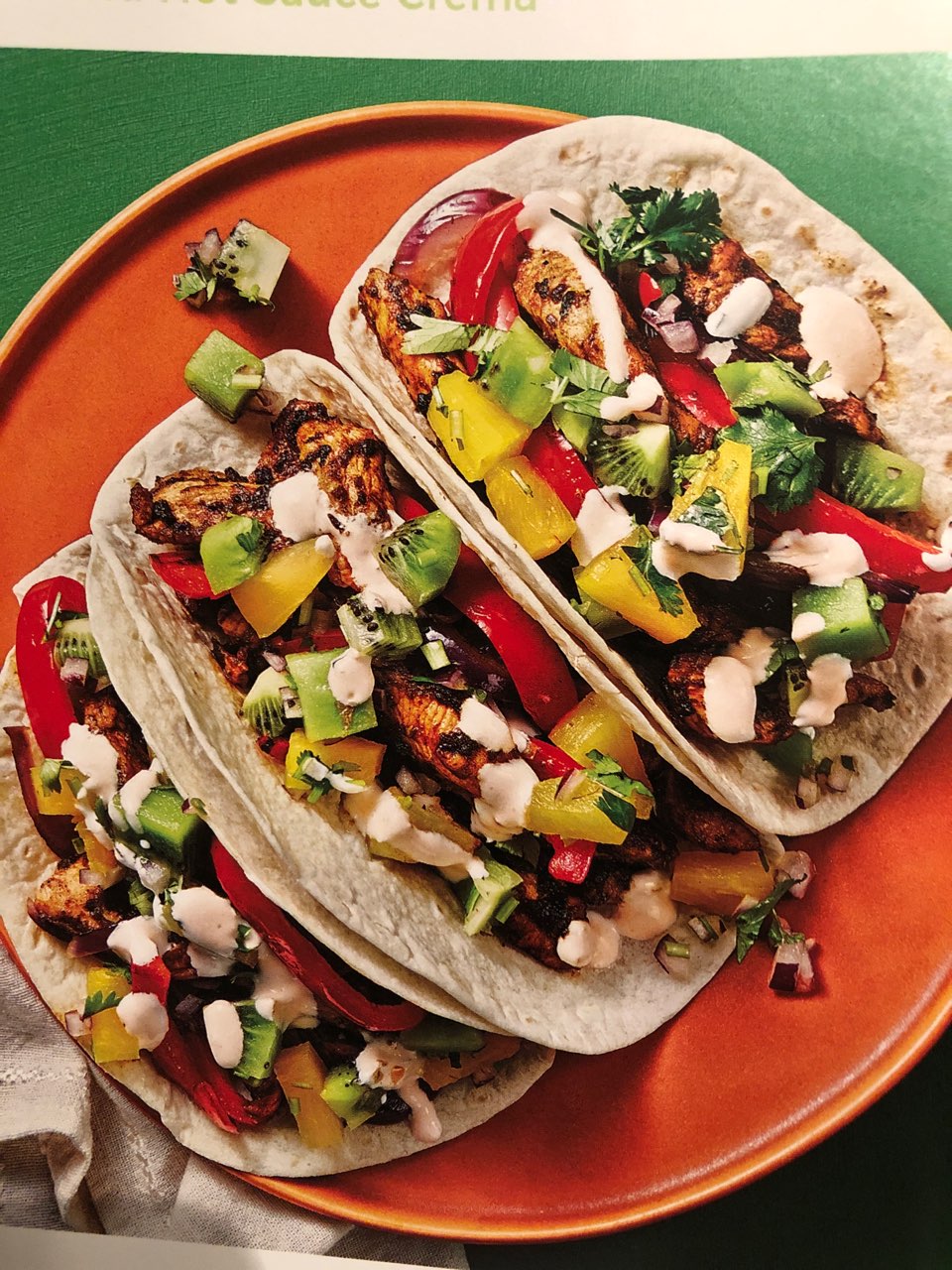 tropical chicken tacos Directions, calories, nutrition & more Fooducate