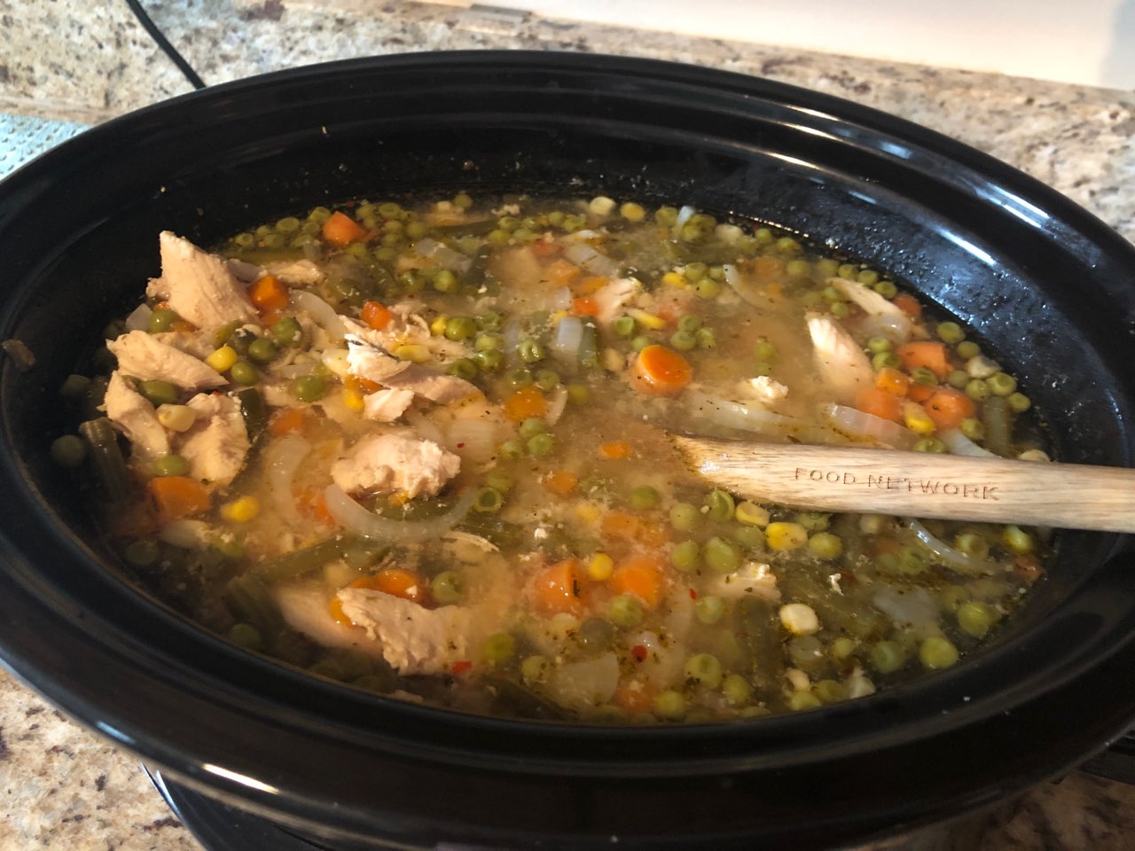 crock pot chicken vegetable soup Directions, calories, nutrition