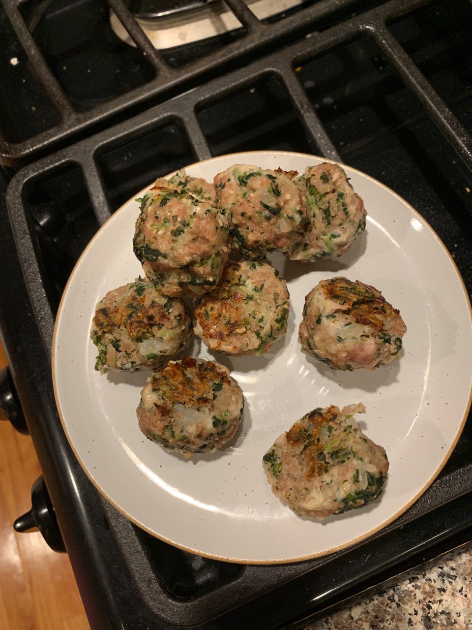 spinach turkey meatballs Directions, calories, nutrition & more