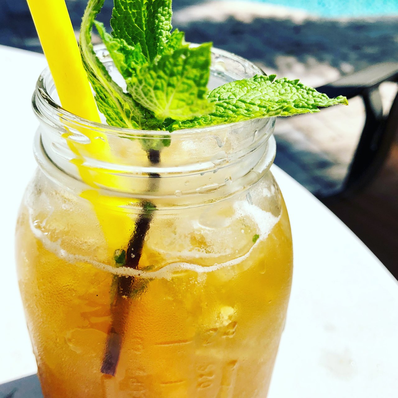 Green tea with turmeric mint and ginger mojito Directions, calories