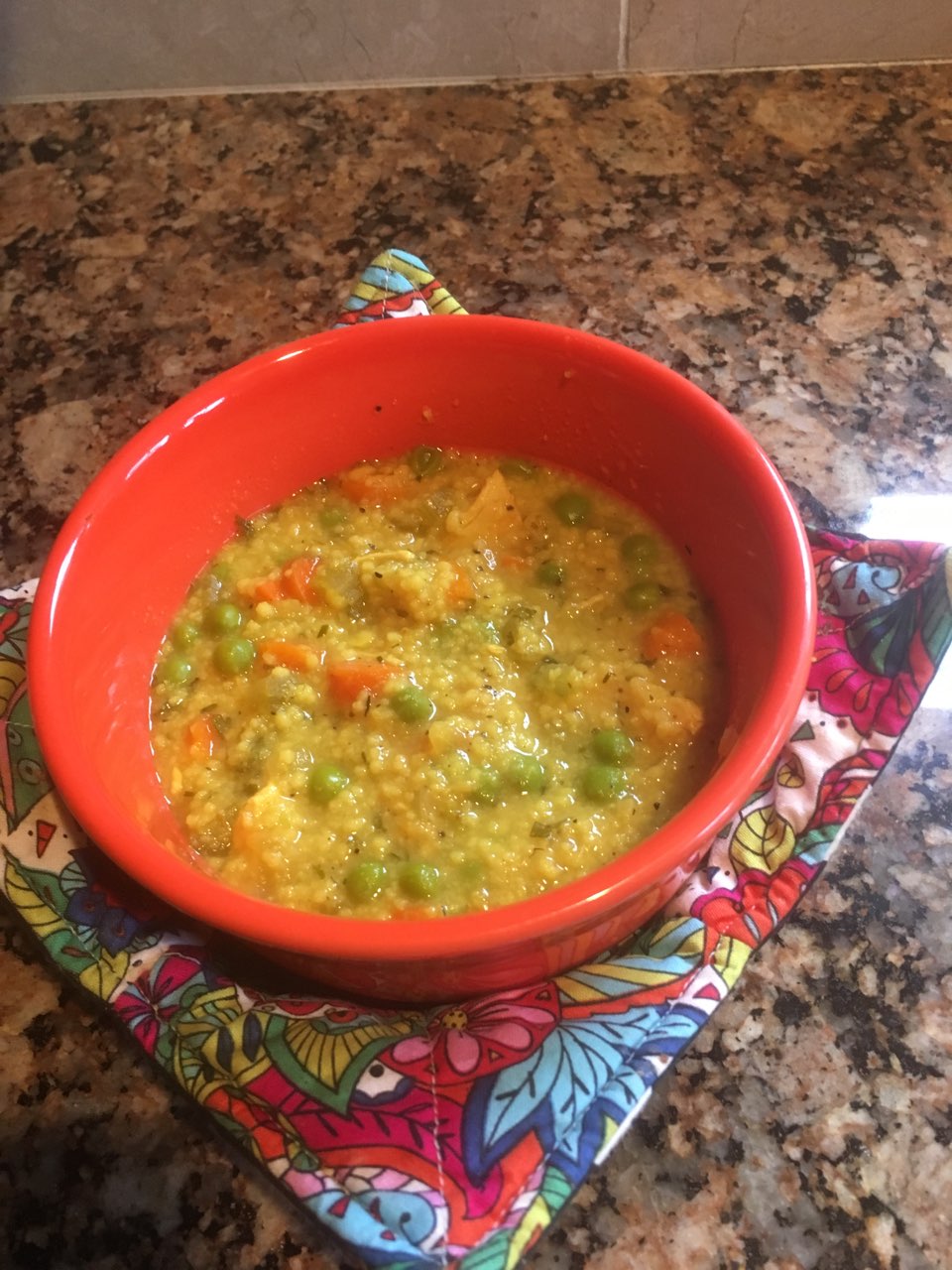 Homemade Chicken Couscous Soup Directions, calories, nutrition & more
