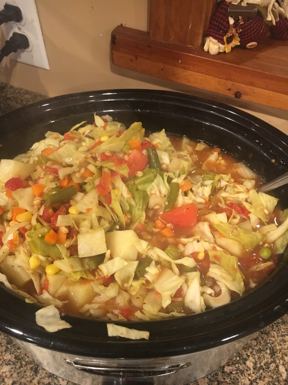 WFPB white bean and cabbage stew Directions, calories, nutrition