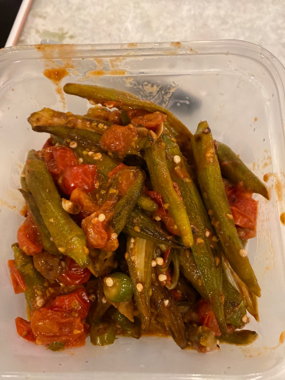 seared okra Directions, calories, nutrition & more Fooducate