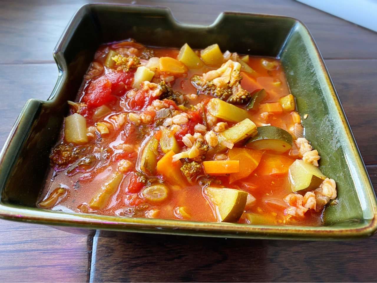 Little of This Veggie Soup (Vegan): Directions, calories, nutrition