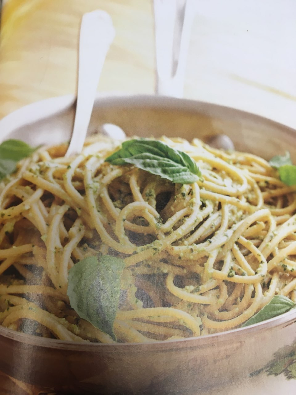 Whole Wheat Pasta with KalePesto Cream Dauce Directions, calories