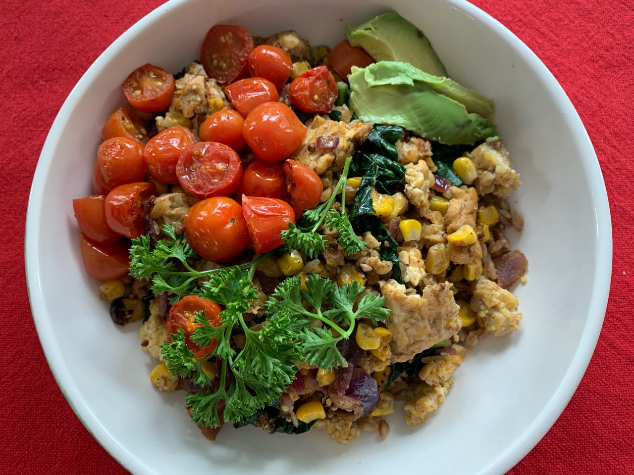 Farro and Tempeh Bowl Directions, calories, nutrition & more Fooducate