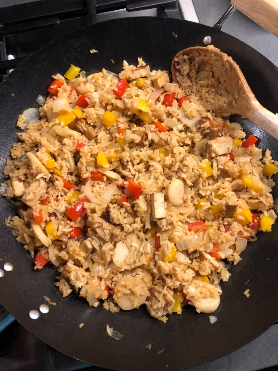 Tofu Fried Rice Directions, calories, nutrition & more Fooducate