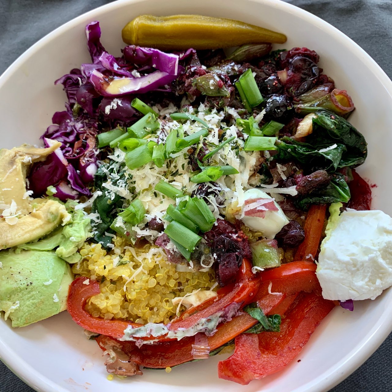 Quinoa Egg Bowl Blueberry Variation Directions, calories, nutrition