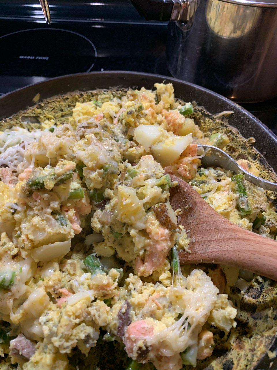 Smoked SalmonAsparagus Frittata Directions, calories, nutrition