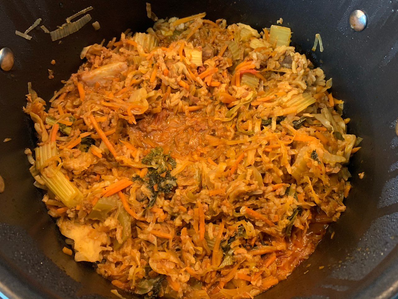 Cabbage and Carrots Stew (Vegan) Directions, calories, nutrition