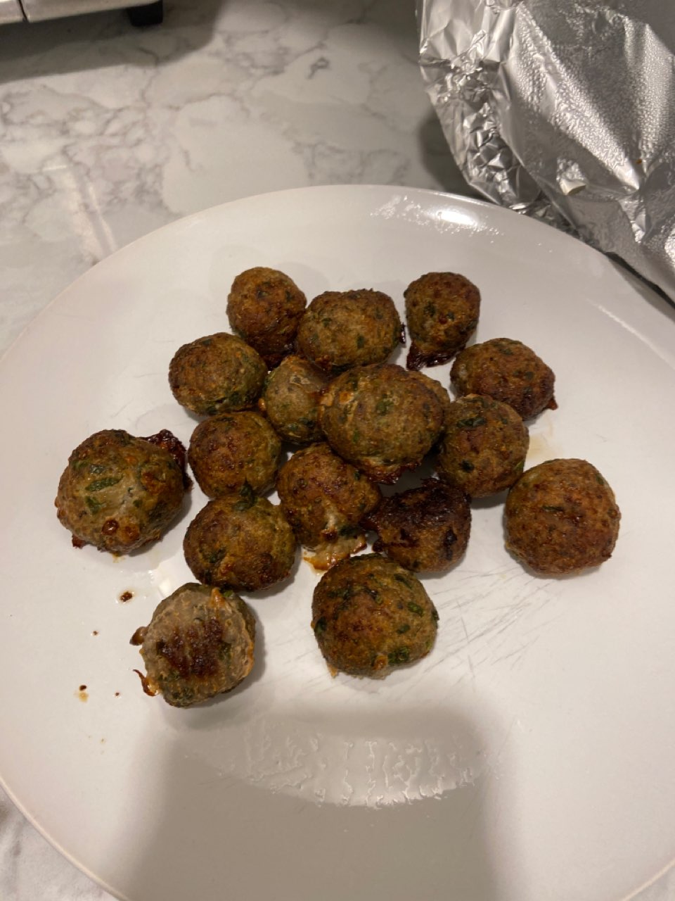 spinach turkey meatballs Directions, calories, nutrition & more