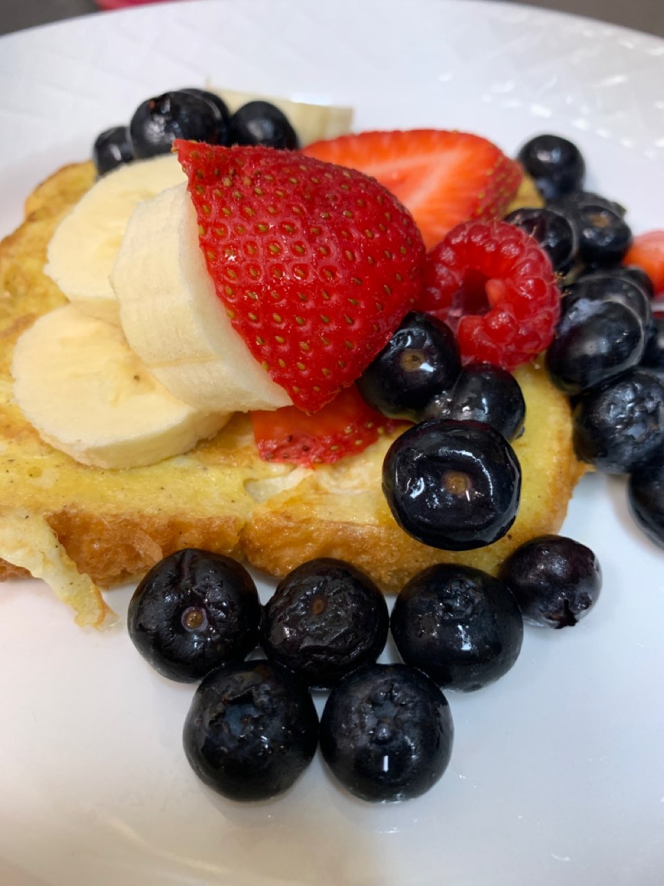 French Toast with fruit Directions, calories, nutrition & more Fooducate