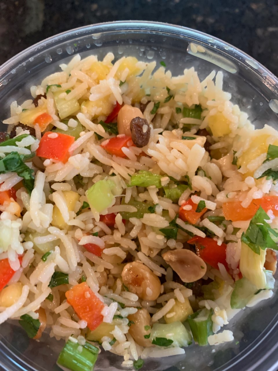 asian rice salad Directions, calories, nutrition & more Fooducate