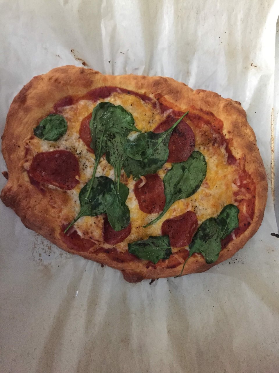 Spinach Pizza Directions, calories, nutrition & more Fooducate