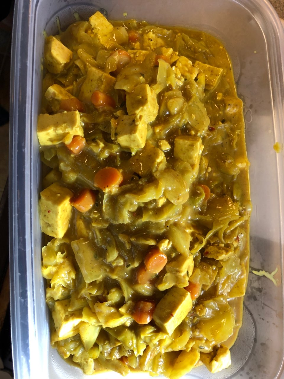 Cabbage and Tofu Curry Directions, calories, nutrition & more Fooducate