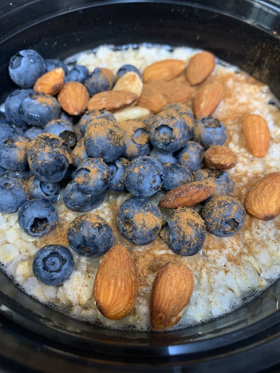 Oatmeal with blueberries and almonds Directions, calories, nutrition