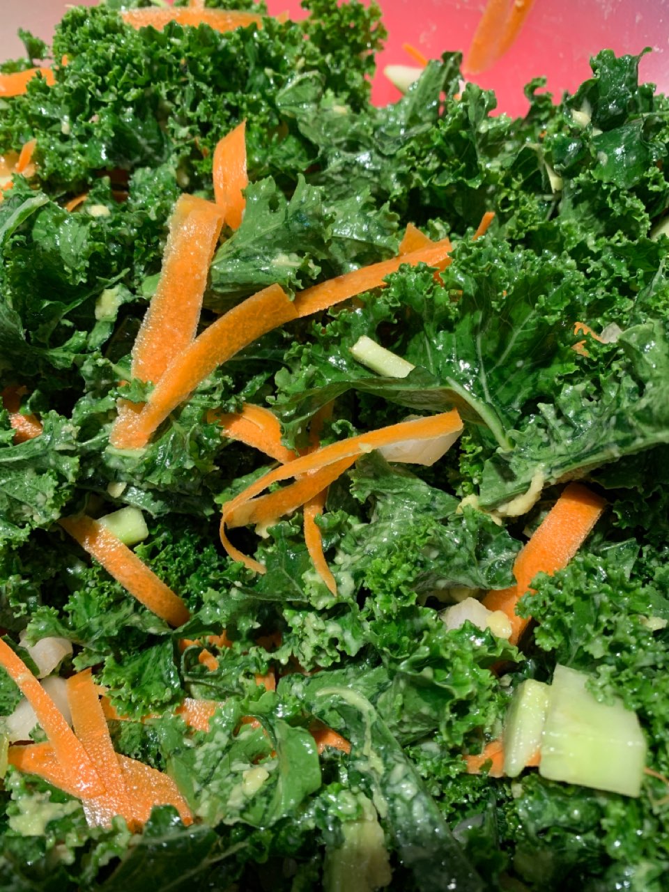 kale salad with avocado lime dressing Directions, calories, nutrition