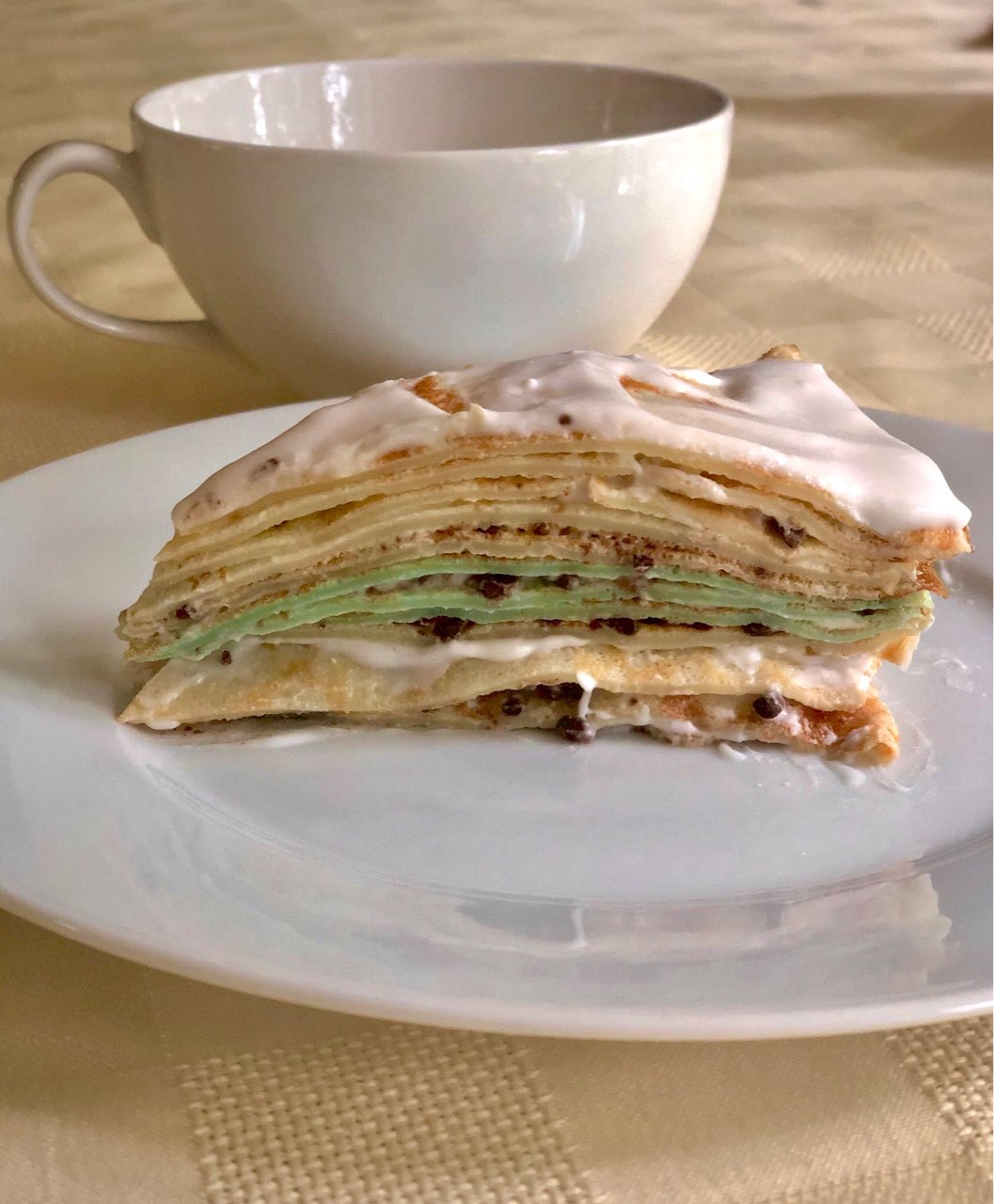 crêpe cake with coconut filling Directions, calories, nutrition & more Fooducate