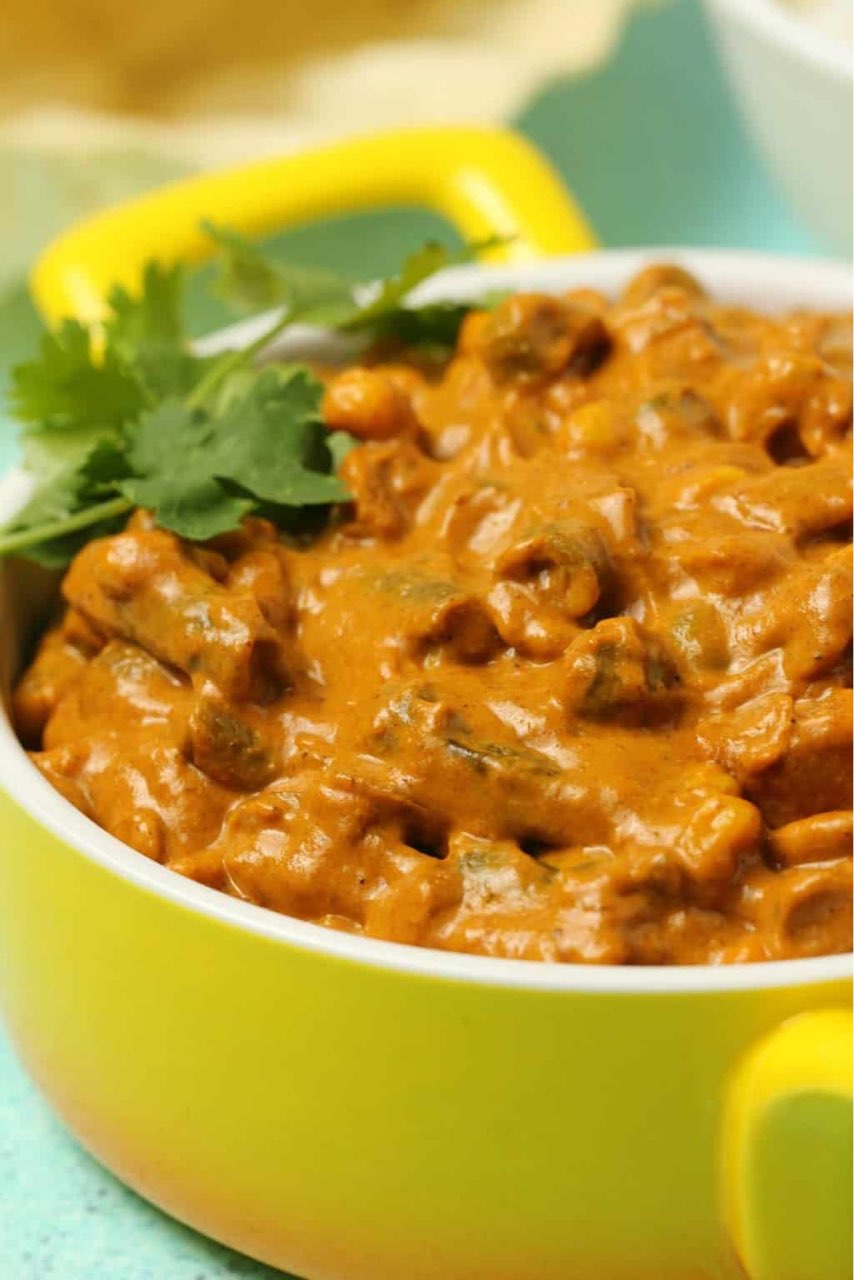 Veggie Korma (nutritarian style) Directions, calories, nutrition
