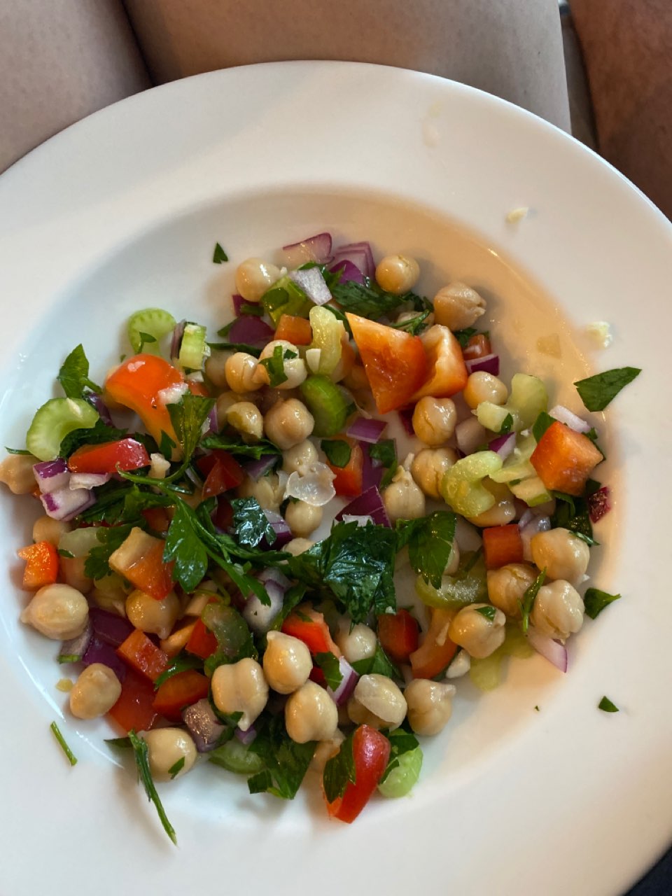 Herb Chickpea salad Directions, calories, nutrition & more Fooducate