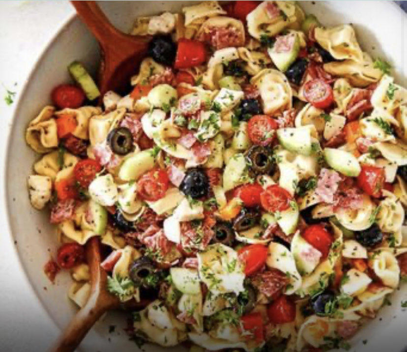 Italian Pasta salad with tortellini Directions, calories, nutrition