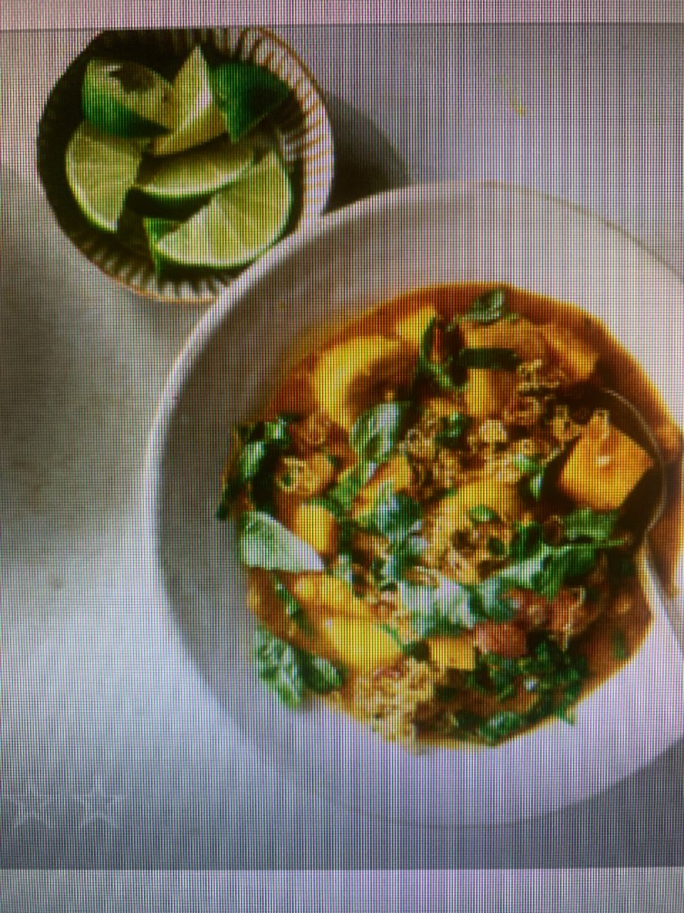 Yam and Plantain Curry with Crispy Shallots Directions, calories