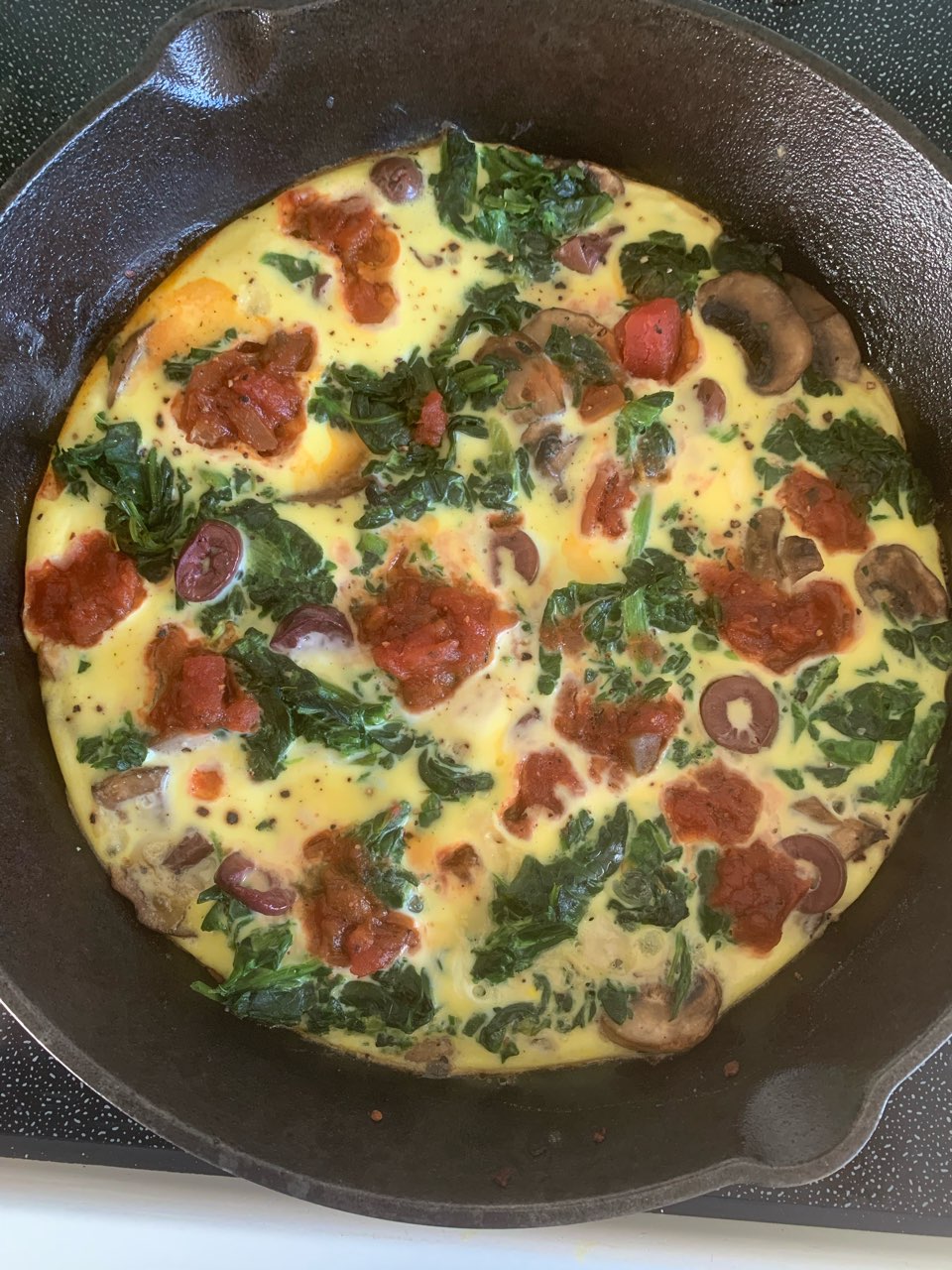 Spinach and Mushroom Frittata Directions, calories, nutrition & more Fooducate