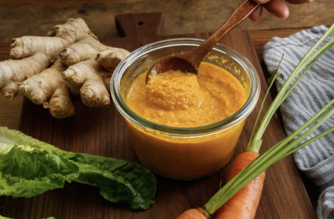 Miso Ginger Salad Dressing Directions, calories, nutrition & more