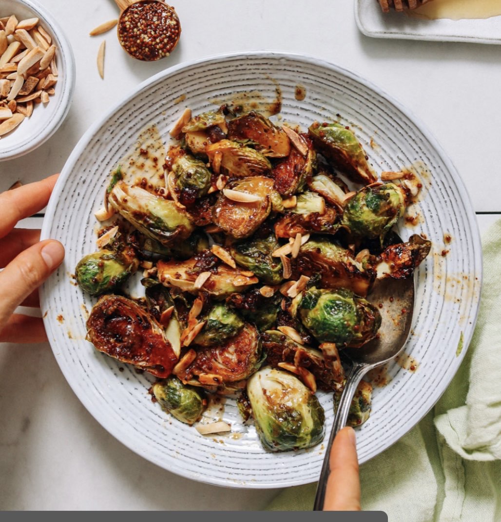 Roasted Brussels Sprouts with Honey Mustard Directions, calories