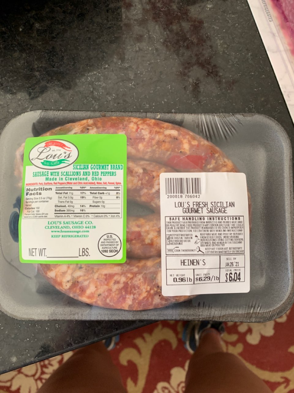 sausage Directions, calories, nutrition & more Fooducate