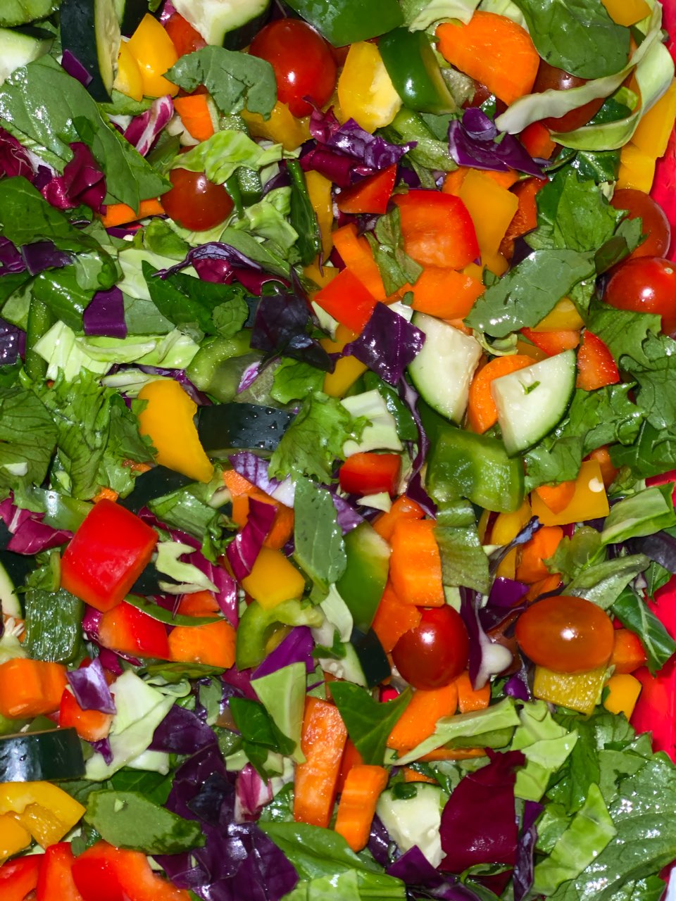 rainbow chopped salad Directions, calories, nutrition & more Fooducate
