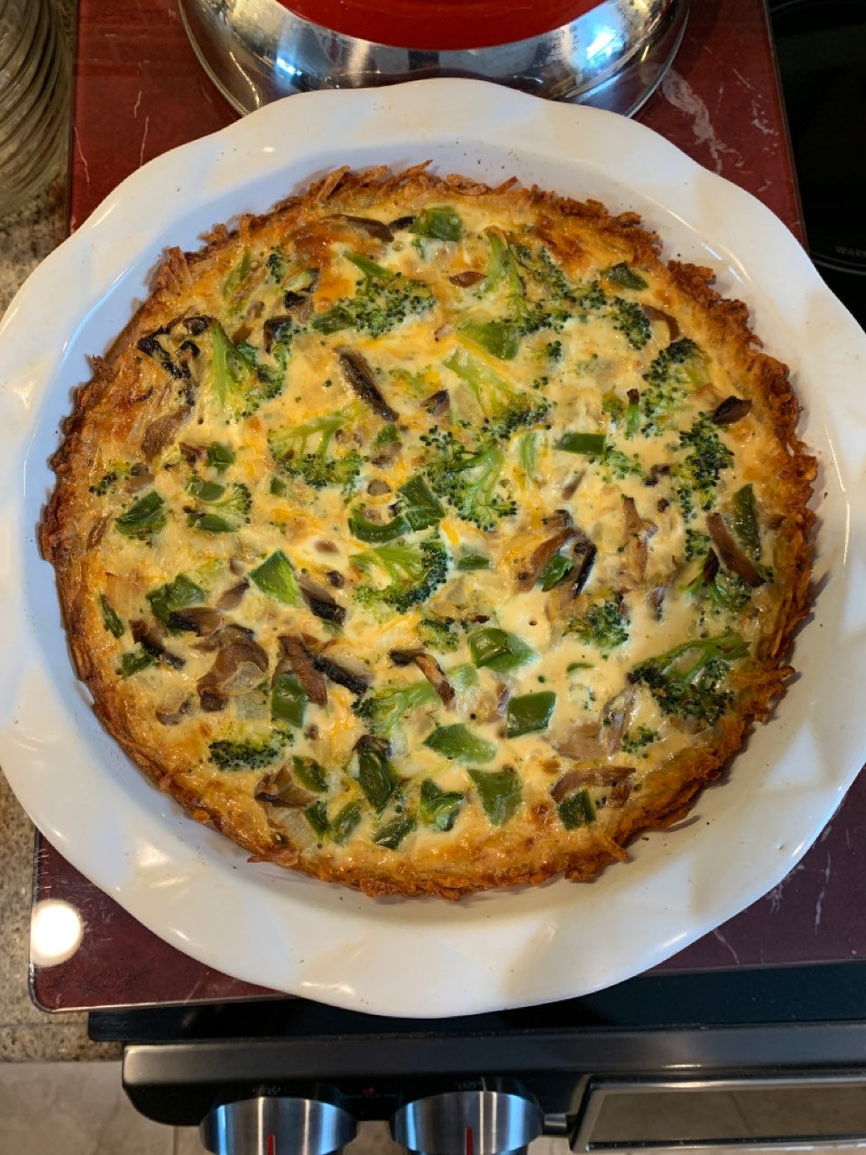 “Everything but the” quiche Directions, calories, nutrition & more