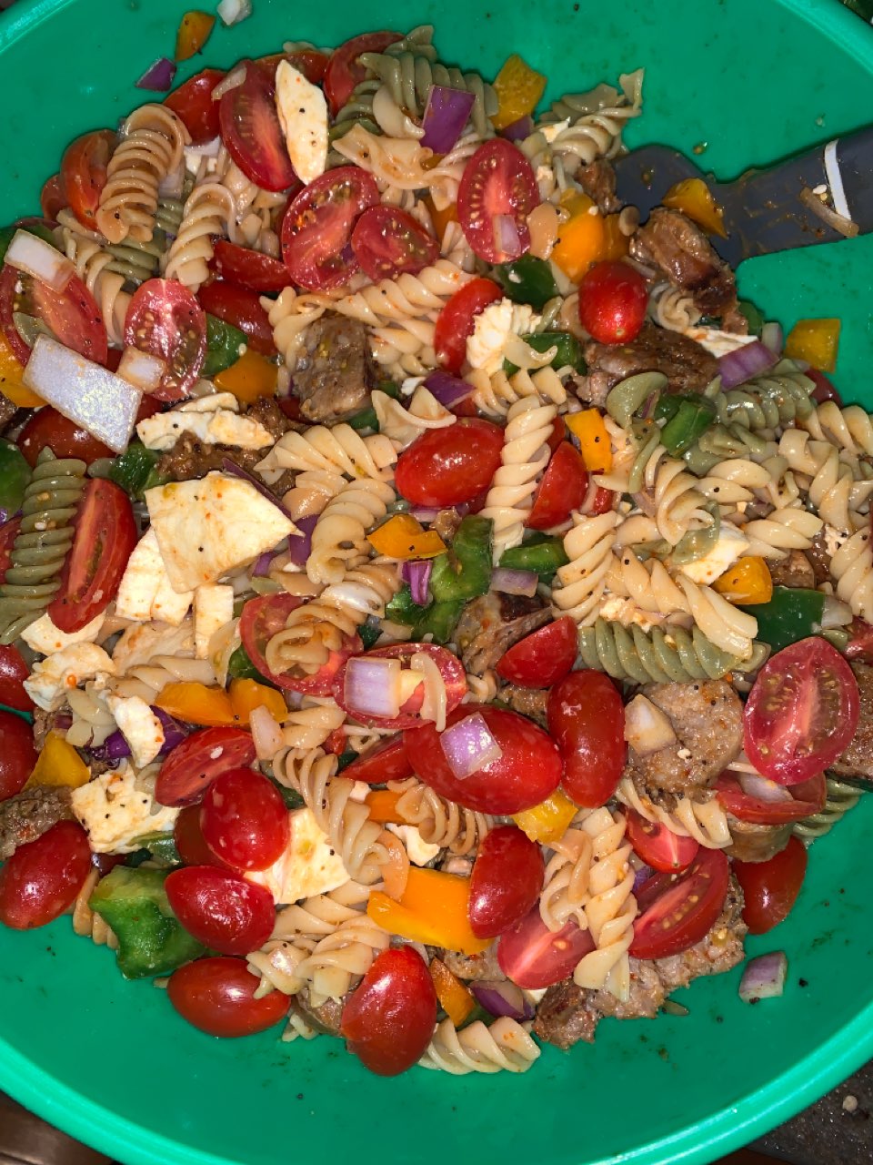 Pasta Salad Directions, calories, nutrition & more Fooducate