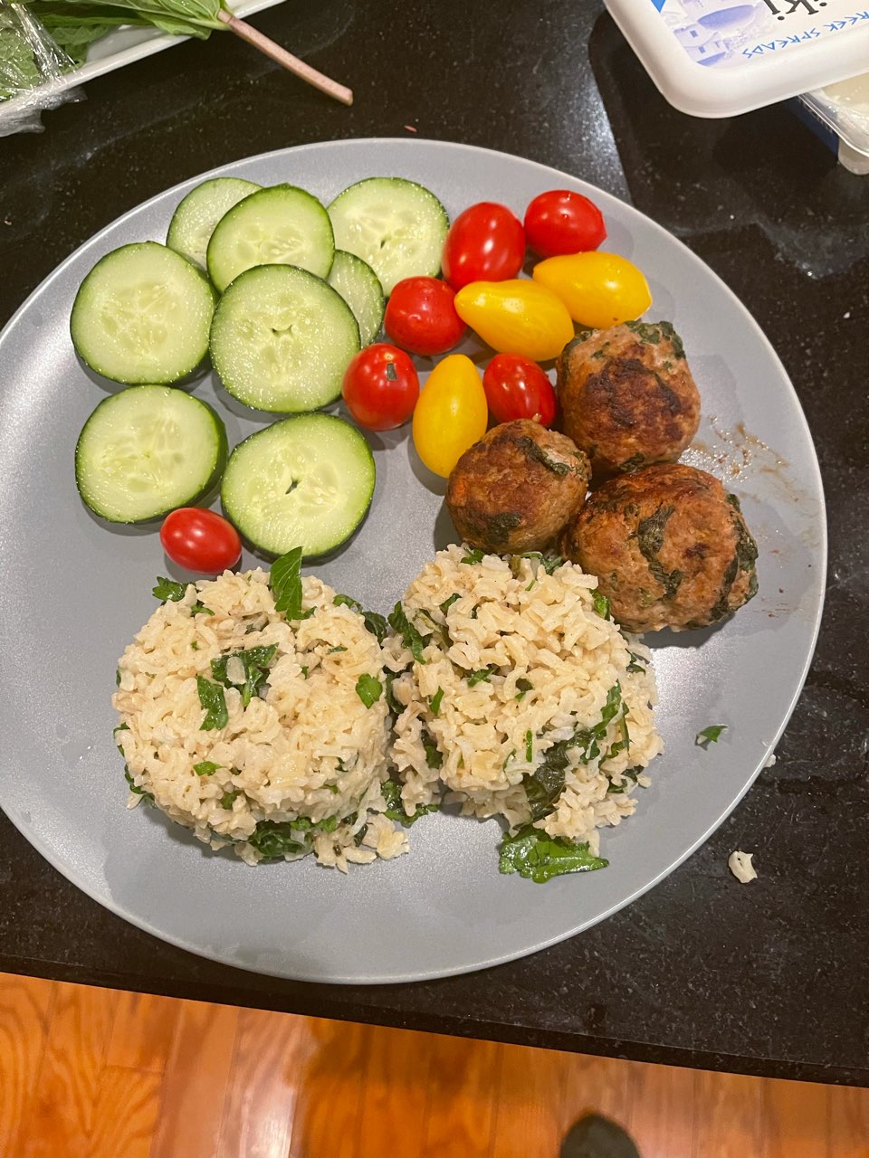 Mezze bowl brown rice Directions, calories, nutrition & more Fooducate