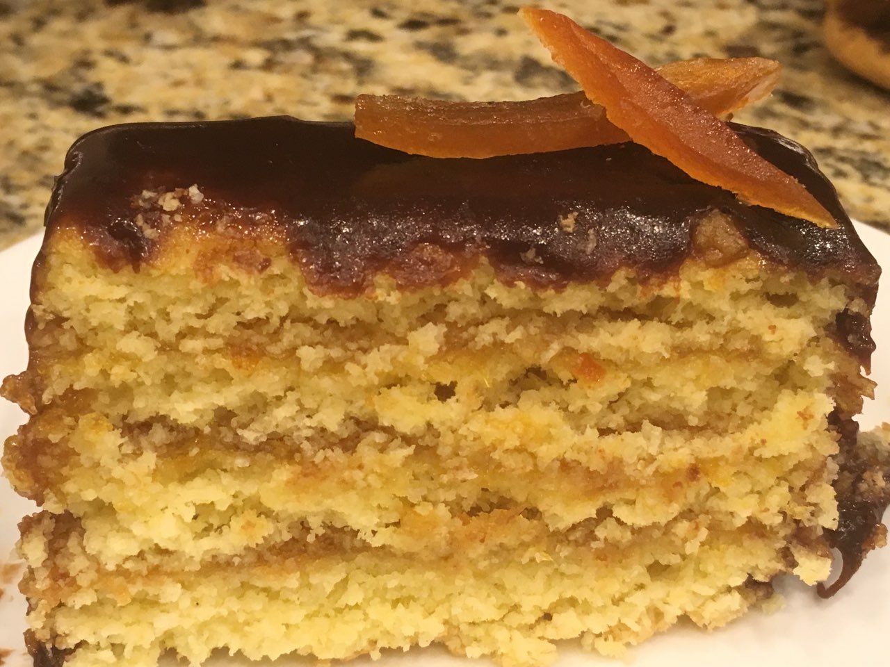 Coconut Chocolate Orange Layer Cake Directions, calories, nutrition