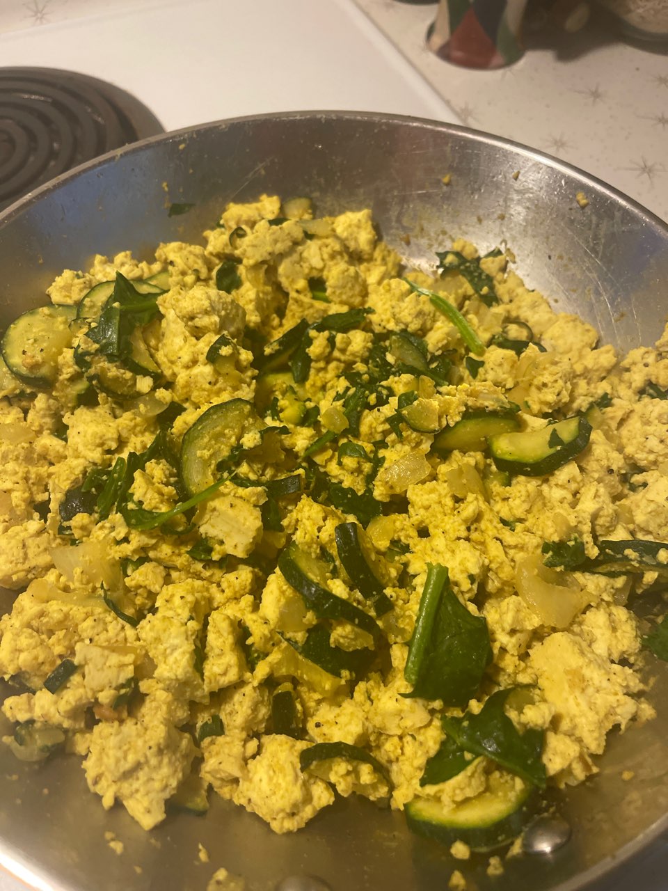 Tofu Scramble Directions, calories, nutrition & more Fooducate