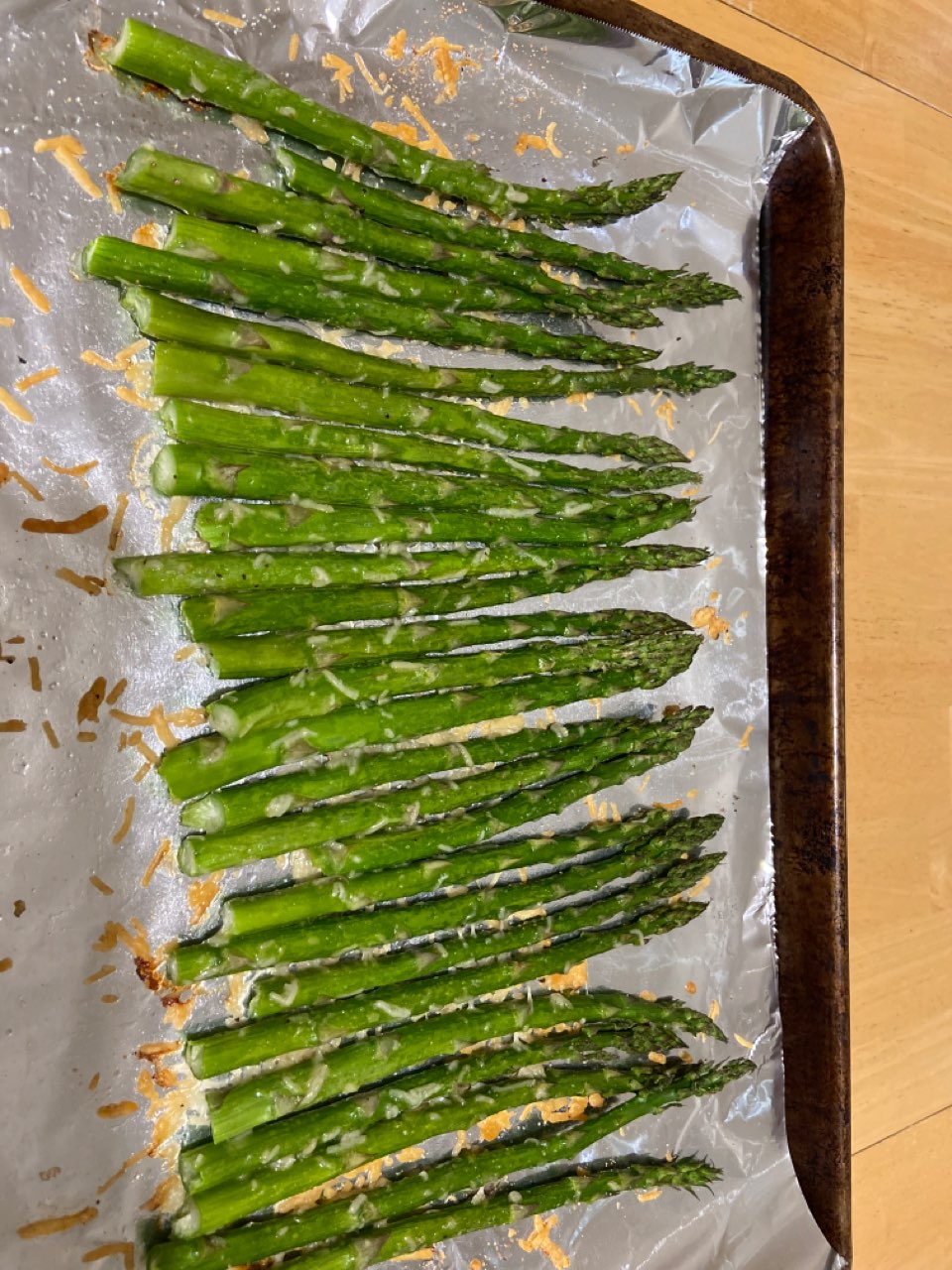 Baked Asparagus With Parmesan Directions, calories, nutrition & more
