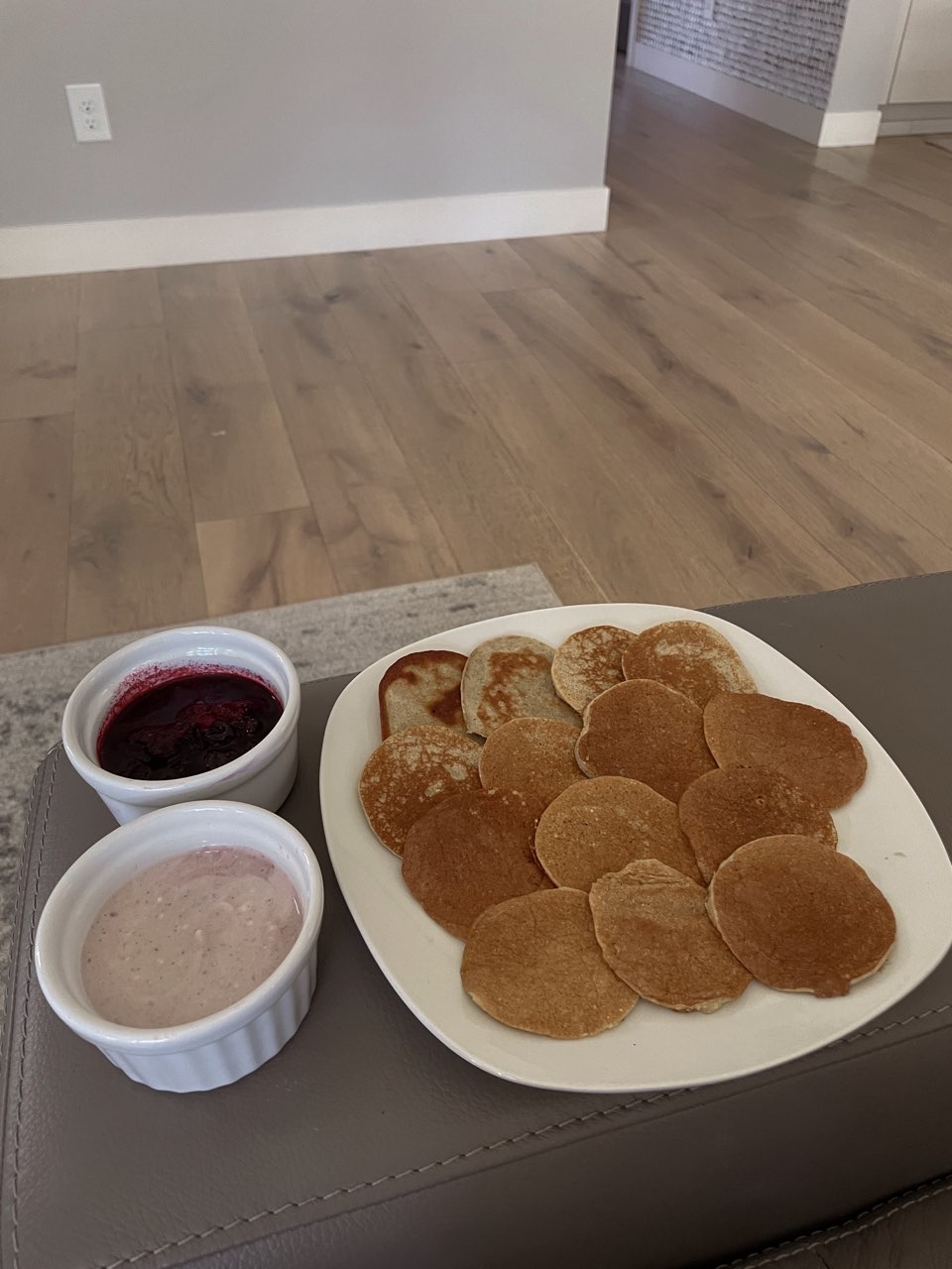 Apple pancakes credit to annaarcherfitness Directions, calories