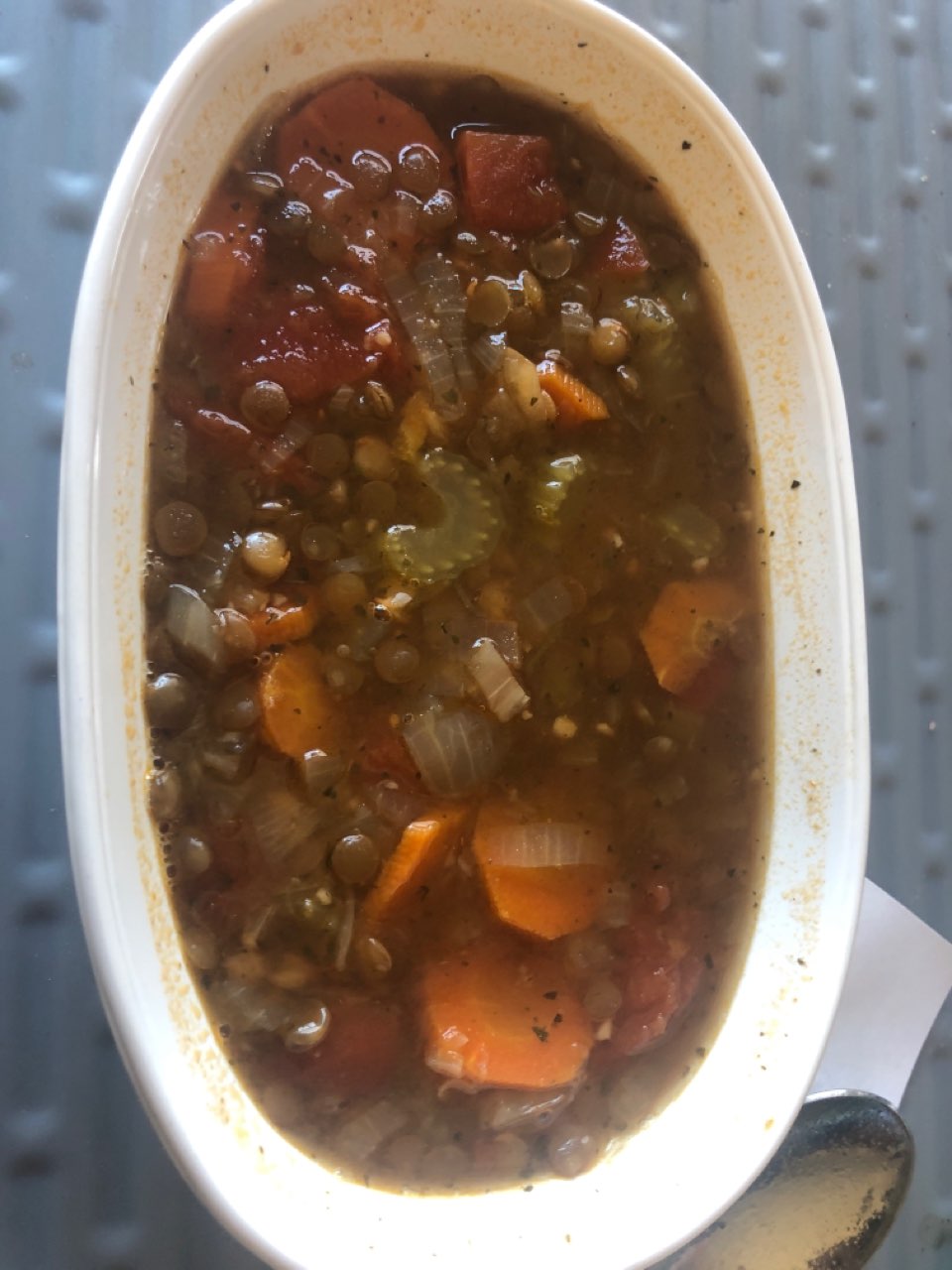 Tomato and Lentil Soup J&B Directions, calories, nutrition & more