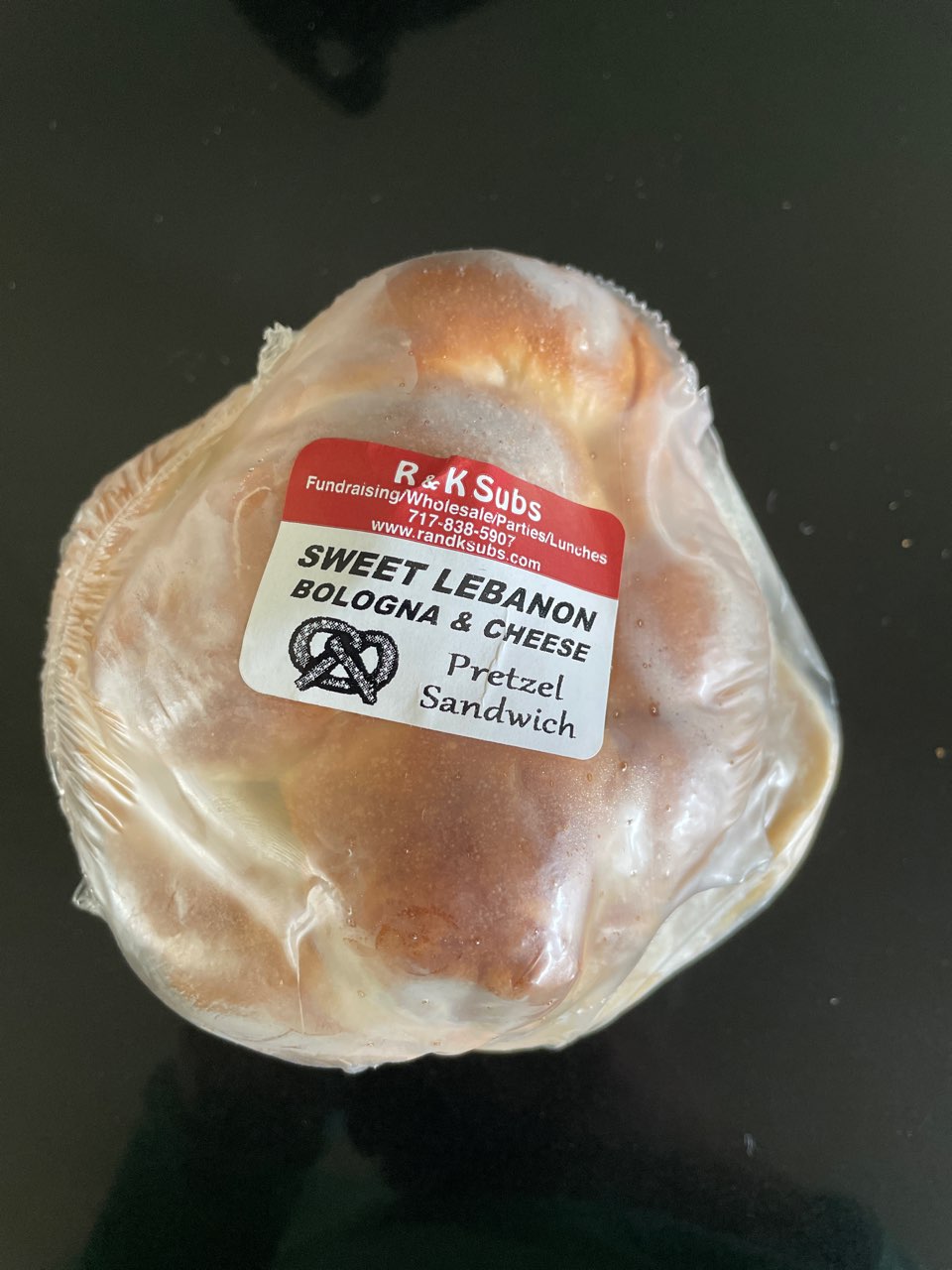 R&K Pretzel Sandwich Bologna & Cheese Directions, calories, nutrition & more Fooducate