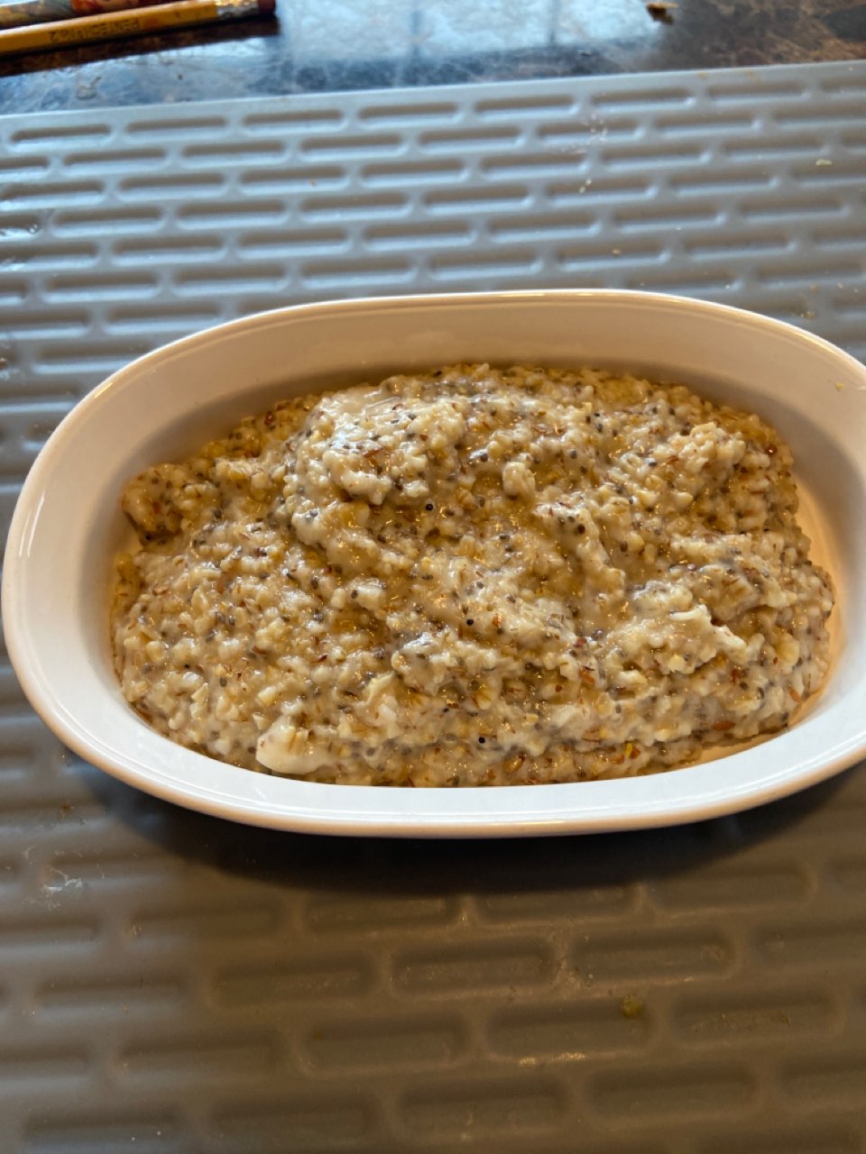 Instant pot steel cut oats Chia and flax seed bill165 Directions
