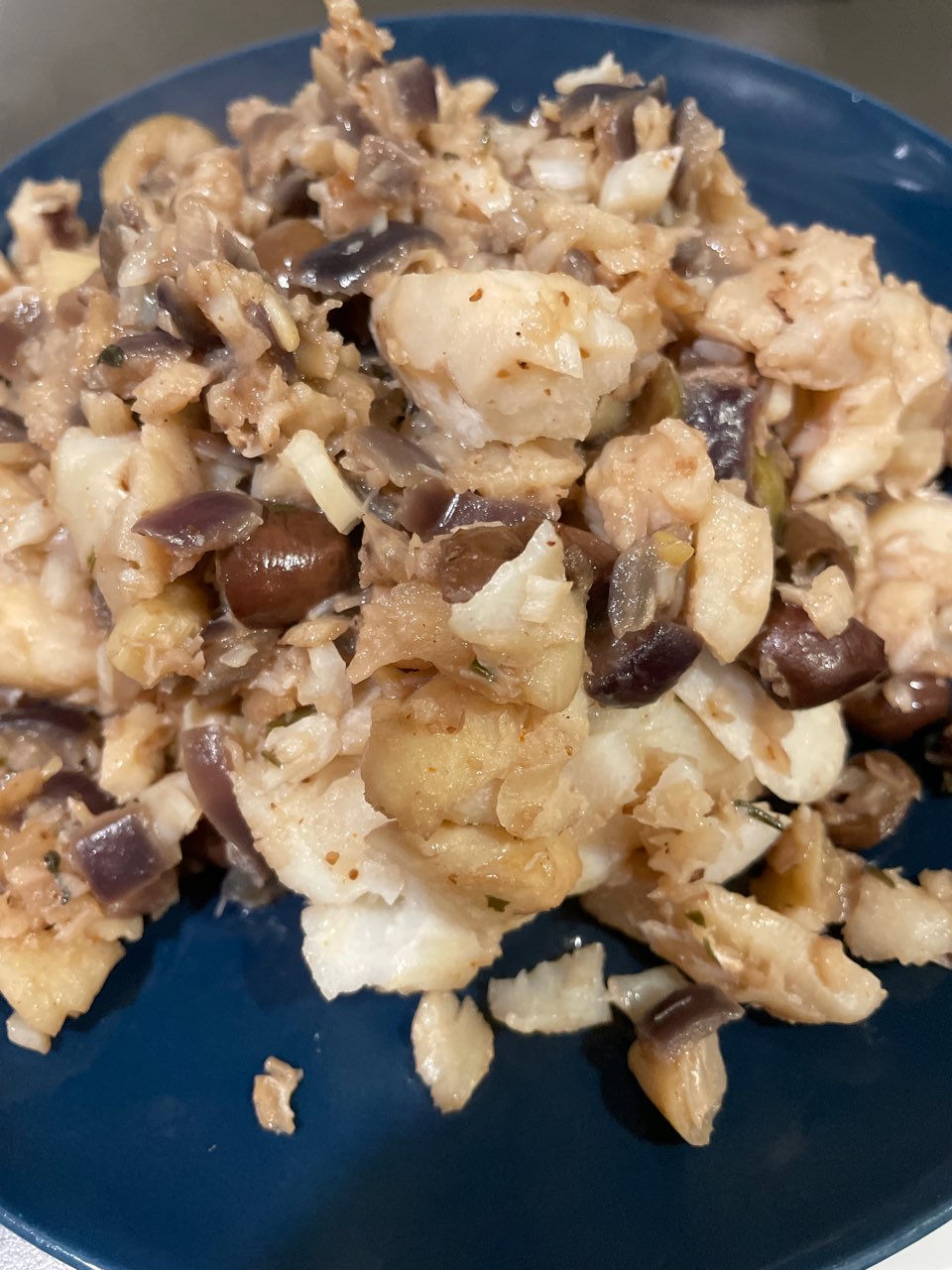 cod fish with olives Directions, calories, nutrition & more Fooducate