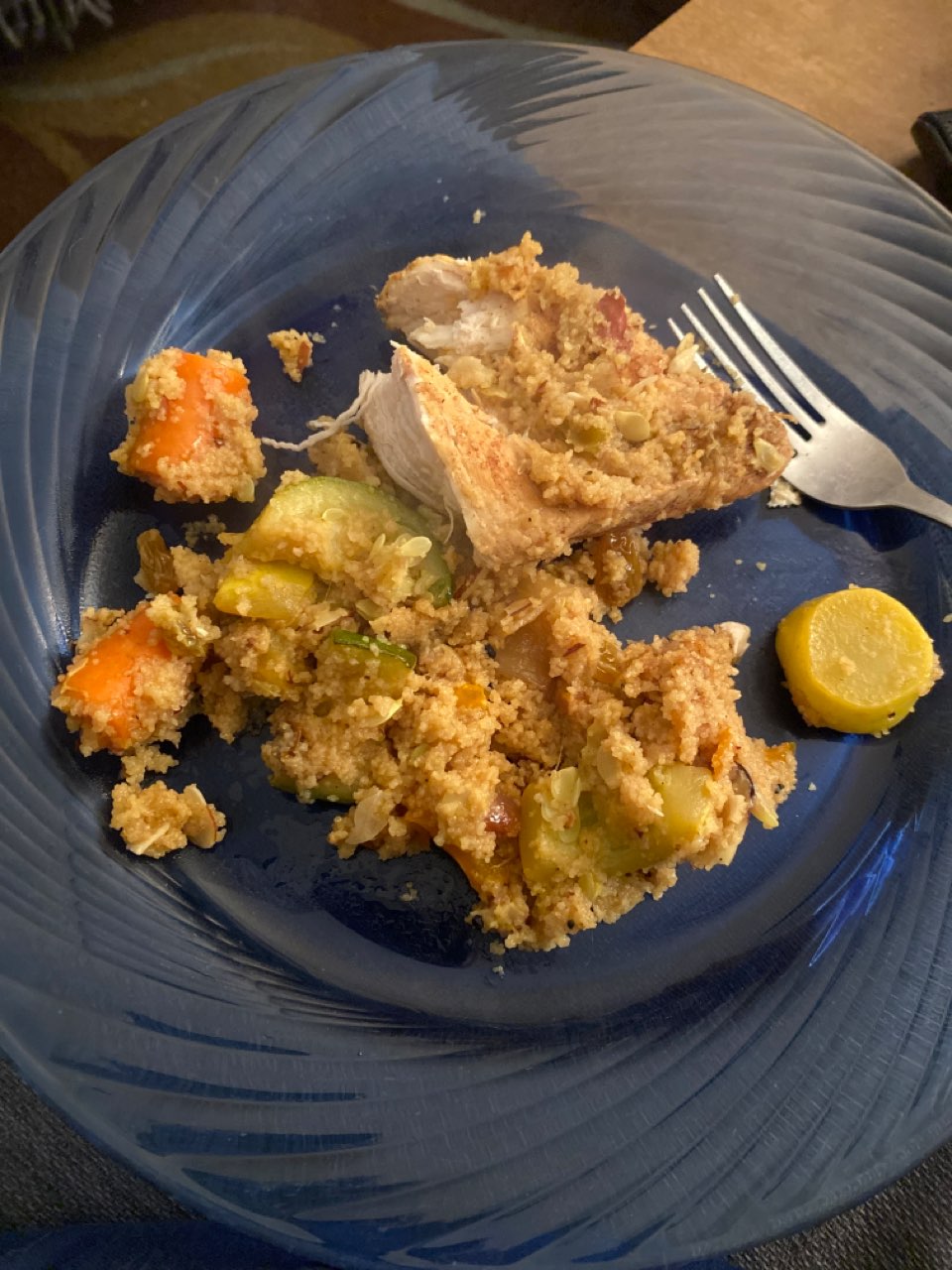 Chicken w/cous cous and vegetables Directions, calories, nutrition & more Fooducate